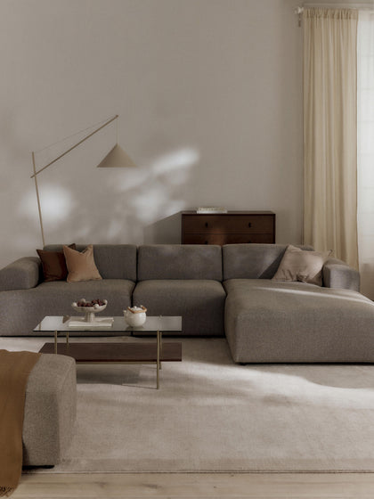 Westwing Sofá Rinconera Melva (4 plazas)