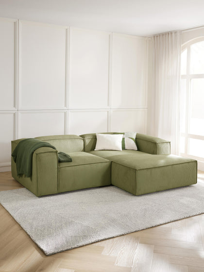 Westwing Sofá Rinconera Modular De Pana Lennon