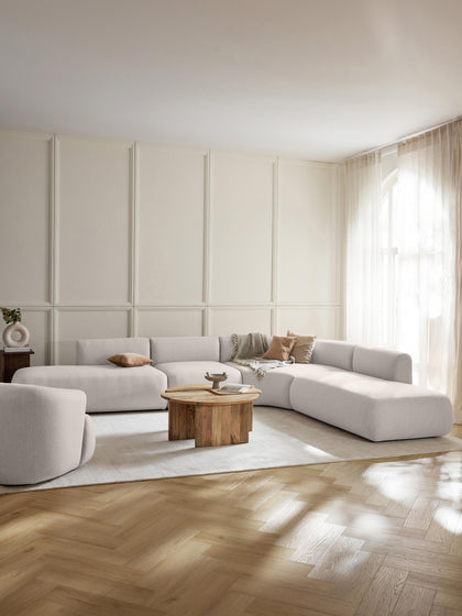 Westwing Sofá Rinconera Modular Sofia (4 plazas)