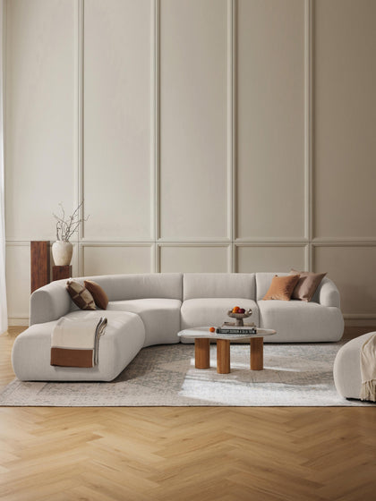 Westwing Sofá Rinconera Modular Sofia (4 plazas)