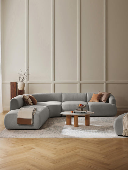 Westwing Sofá Rinconera Modular Sofia (4 plazas)