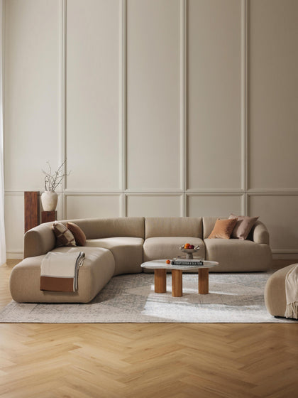 Westwing Sofá Rinconera Modular Sofia (4 plazas)