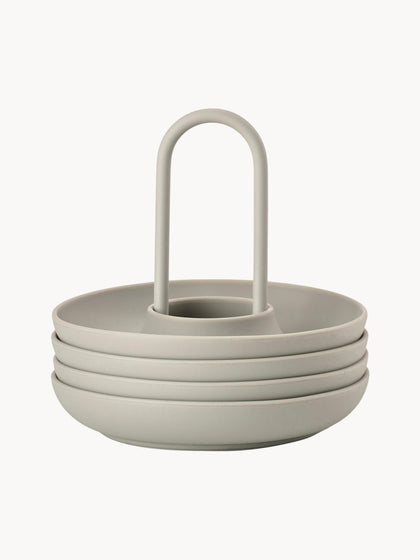 Westwing Soportes de huevo Henk 4 uds