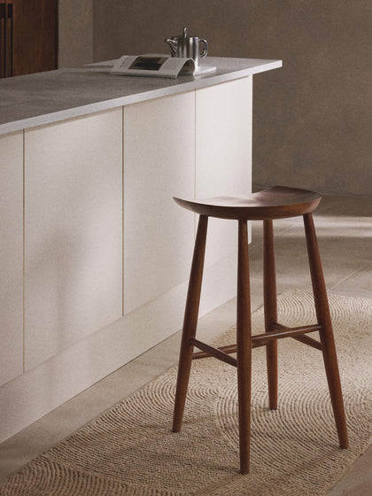 Westwing Taburete Alto De Madera De Mango Nino