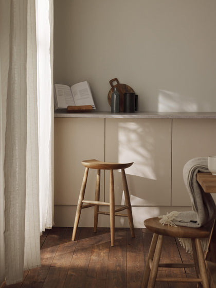 Westwing Taburete Alto De Madera De Mango Nino