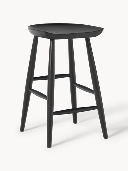 Westwing Taburete alto de madera de mango Nino