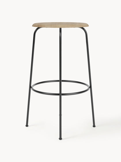 Westwing Taburete alto de madera y metal Afteroom