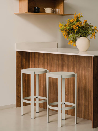 Westwing Taburete Alto De Metal Doon