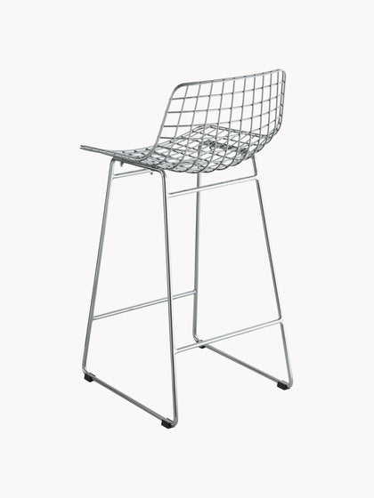 Westwing Taburete Alto De Metal Wire