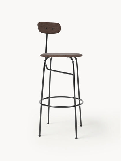 Westwing Taburete alto de metal y madera Afteroom