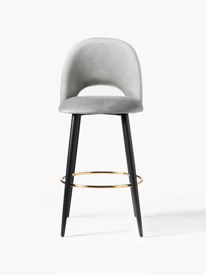 Westwing Taburete Alto De Terciopelo Rachel