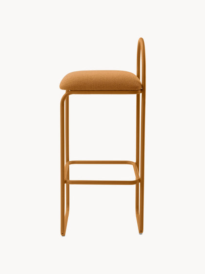 Westwing Taburete Alto En Tejido Bouclé Angui