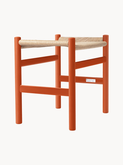 Westwing Taburete con asiento tejido a mano CH53