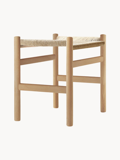 Westwing Taburete con asiento tejido a mano CH53