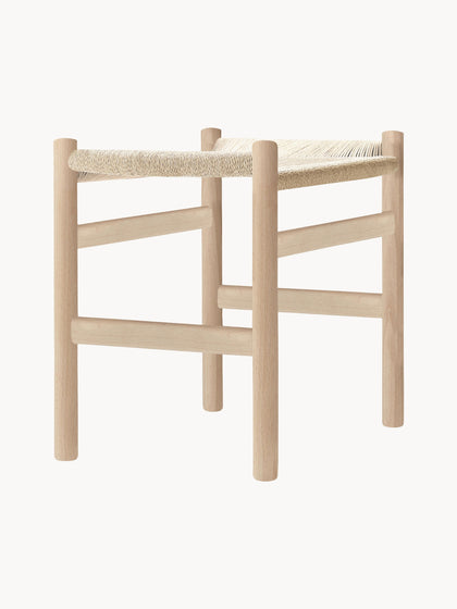 Westwing Taburete con asiento tejido a mano CH53