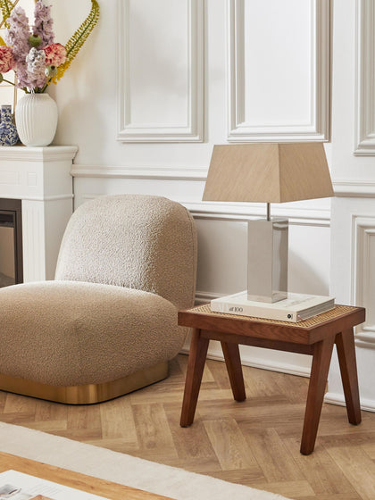 Westwing Taburete Con Tejido Vienés Sissi