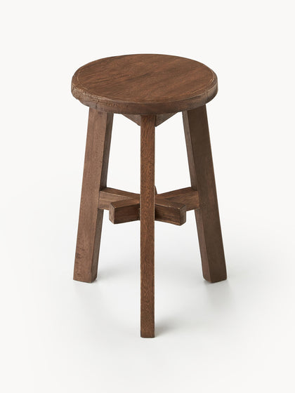 Westwing Taburete De Madera De Acacia Dingklik