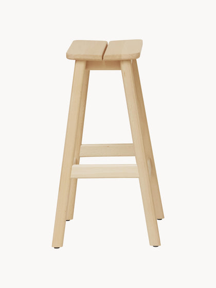 Westwing Taburete De Madera De Haya Angle