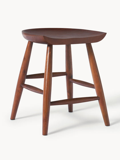 Westwing Taburete de madera de mango Nino