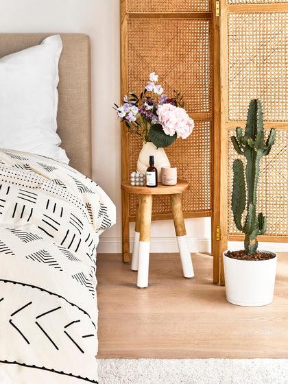 Westwing Taburete De Madera De Mungur Brocsy