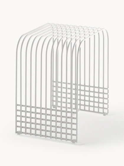 Westwing Taburete de metal artesanal Drop