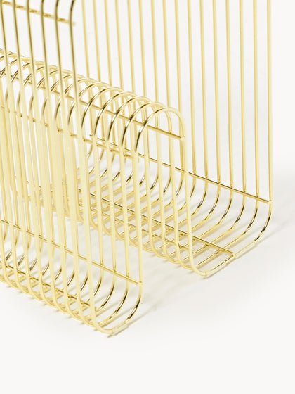 Westwing Taburete De Metal Curva