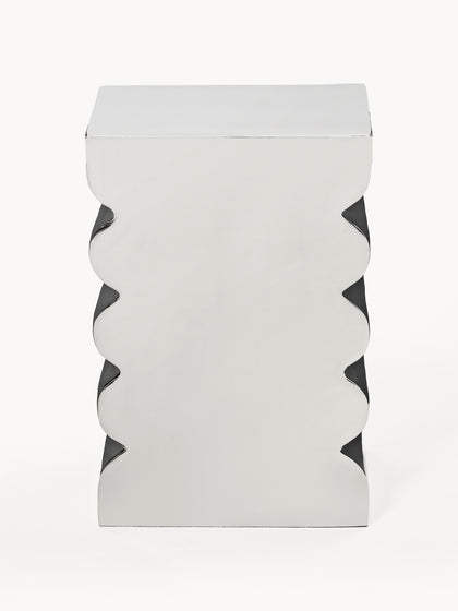 Westwing Taburete De Metal Curves