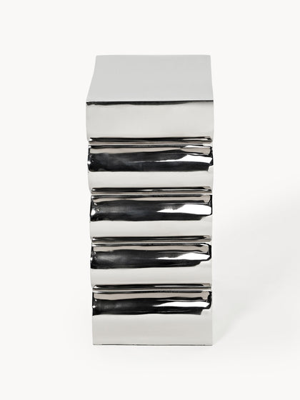 Westwing Taburete De Metal Curves