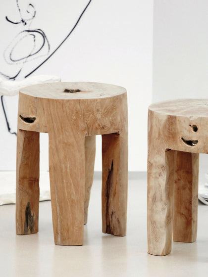 Westwing Taburete De Teca Java