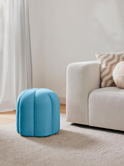 Westwing Taburete De Terciopelo Cali