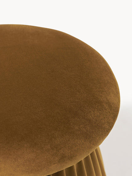 Westwing Taburete Tapizado En Terciopelo Roberta