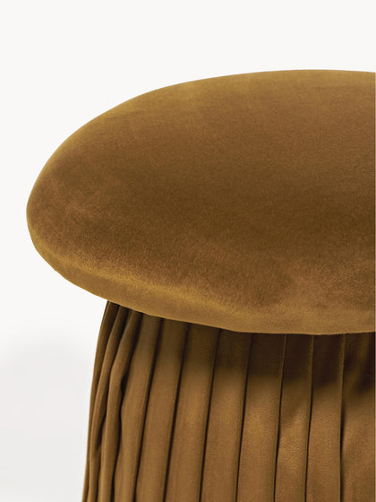 Westwing Taburete Tapizado En Terciopelo Roberta