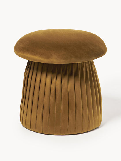 Westwing Taburete tapizado en terciopelo Roberta