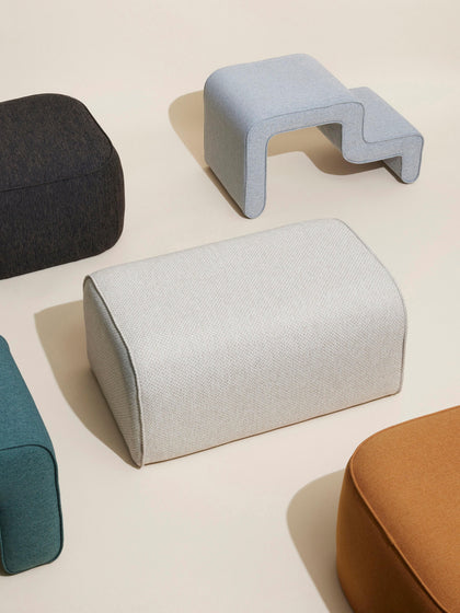 Westwing Taburete Tapizado Mellow