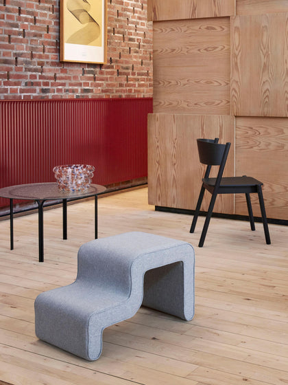 Westwing Taburete Tapizado Wave