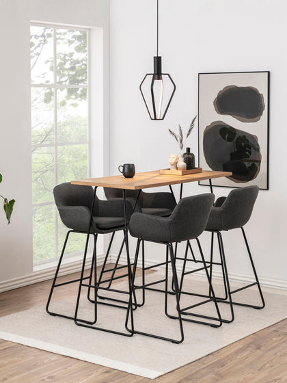 Westwing Taburetes Altos Lisa 2 uds