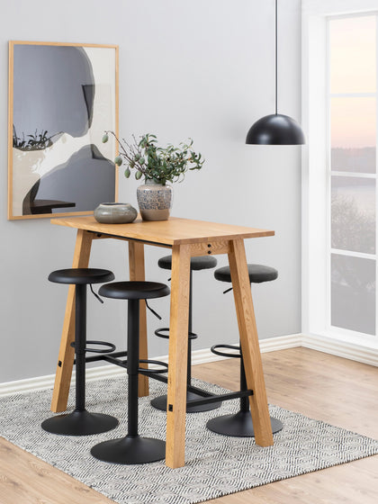 Westwing Taburetes Altos Regulables Finch 2 uds