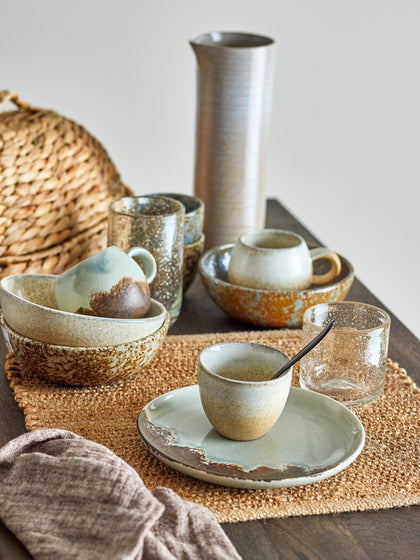 Westwing Taza Artesanal Con Esmalte Paula
