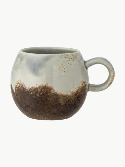 Westwing Taza artesanal con esmalte Paula