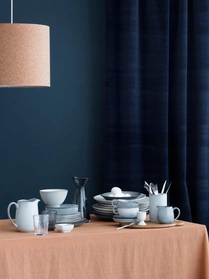 Westwing Taza Artesanal Con Platillo Nordic Sea
