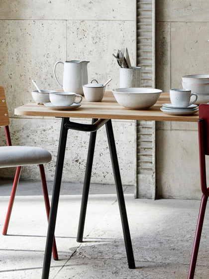 Westwing Taza Artesanal Con Platito Nordic Sand