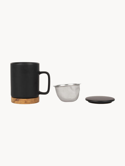 Westwing Taza Con Tapadera Y Colador Nordika