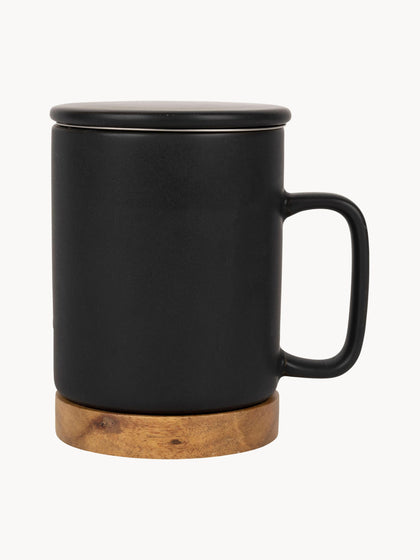 Westwing Taza con tapadera y colador Nordika