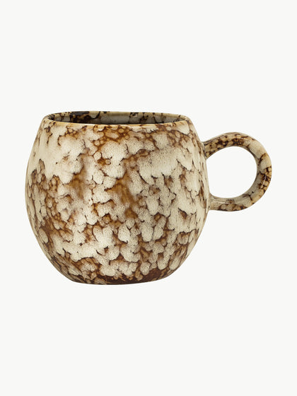 Westwing Taza de café artesanal con esmalte Paula