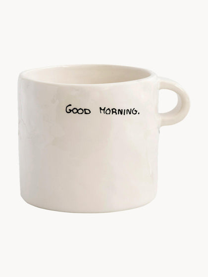 Westwing Taza pintada a mano Good Morning