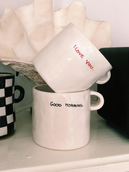 Westwing Taza Pintada A Mano I Love You