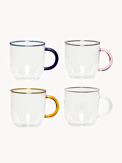 Westwing Tazas artesanales Kiosk 4 uds