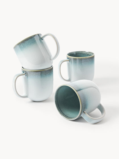 Westwing Tazas Con Esmalte Reactivo Havana 4 uds
