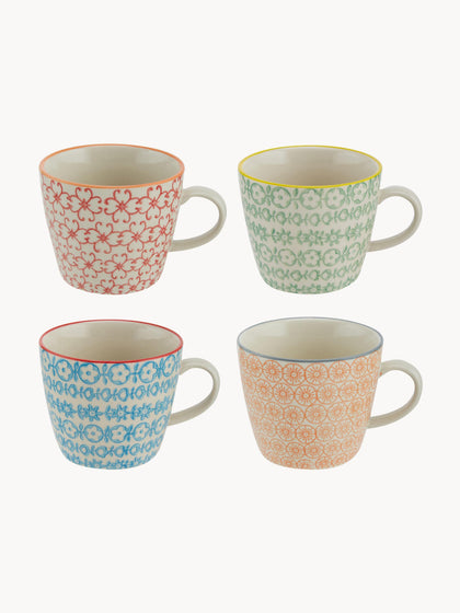 Westwing Tazas de café Carla 4 uds