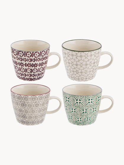 Westwing Tazas de café Karine 4 uds